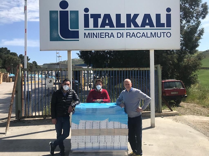 Coronavirus, al comune di Palma di Montechiaro arrivano 2 mila chilogrammi di sale