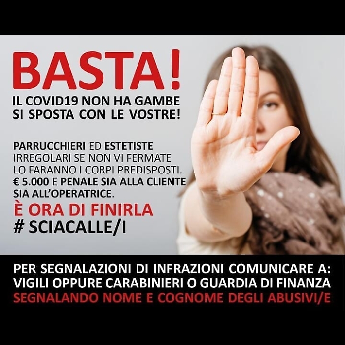 Coronavirus, task force per contrastare parrucchieri ed estetisti abusuvi