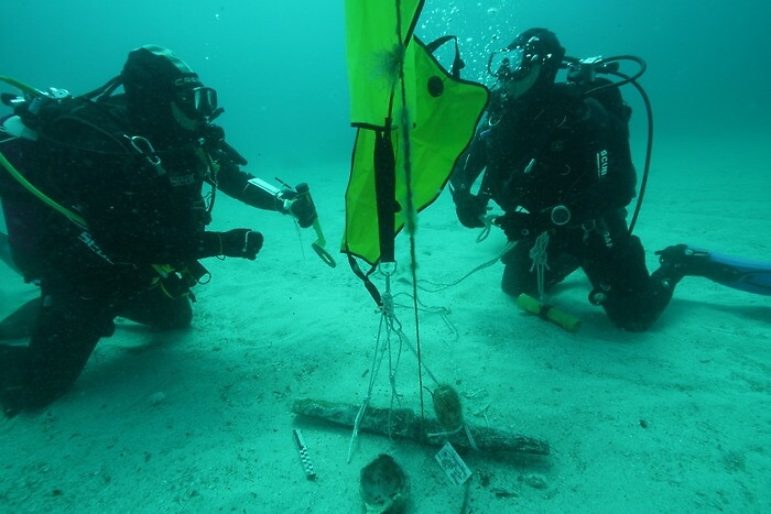 Ancora romana recuperata nei fondali di San Vito Lo Capo