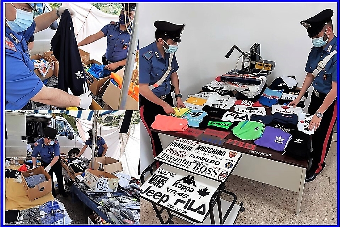 Marchi contraffatti delle griffe più note: commerciante denunciato a Licodia