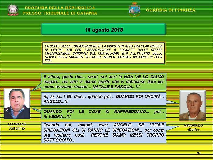 "Delfo" Amarindo, l'uomo che gestiva i contatti tra i Leonardi e il clan Nardo sul bar dello stadio