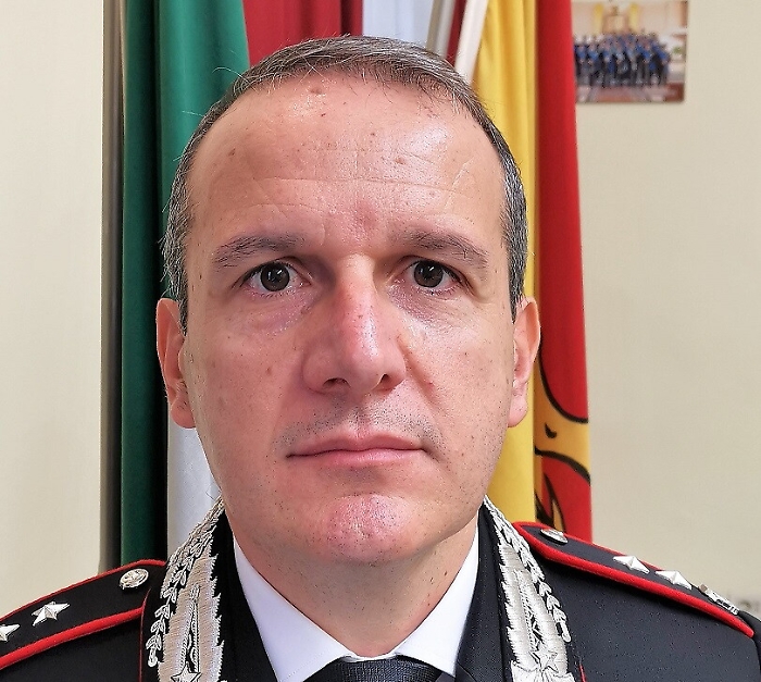 Giuseppe Battaglia, comandante dei carabinieri Compagnia di Fontanarossa