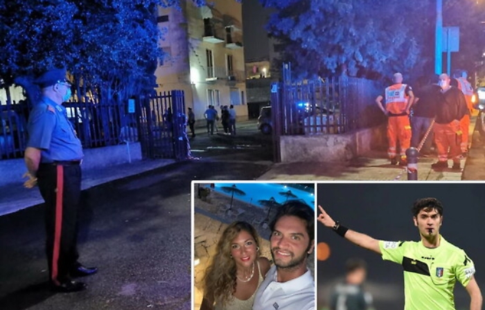 Lecce: il giallo del delitto di Daniele De Santis, l'arbitro di serie C ucciso a coltellate con la compagna