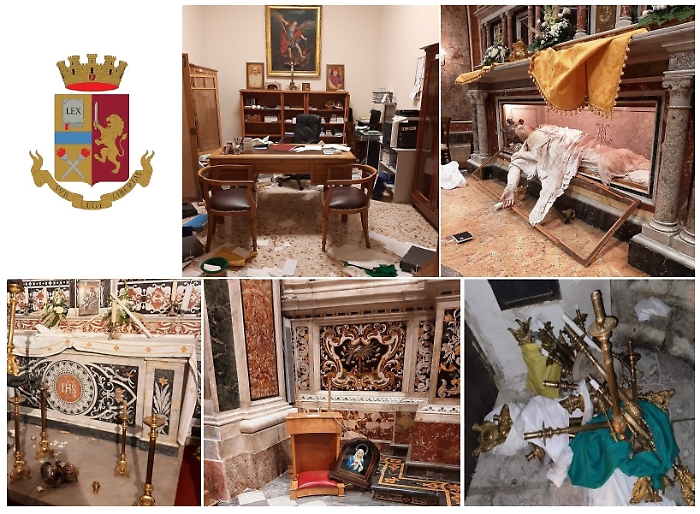 Caltanissetta, furto sacrilego in chiesa:
Squadra mobile arresta i due ladri