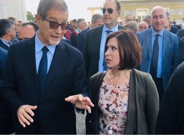 Nello Musumeci e Stefania Campo