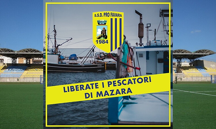 Tra sport e solidarietà: la Pro Favara vicina ai pescatori detenuti in Libia