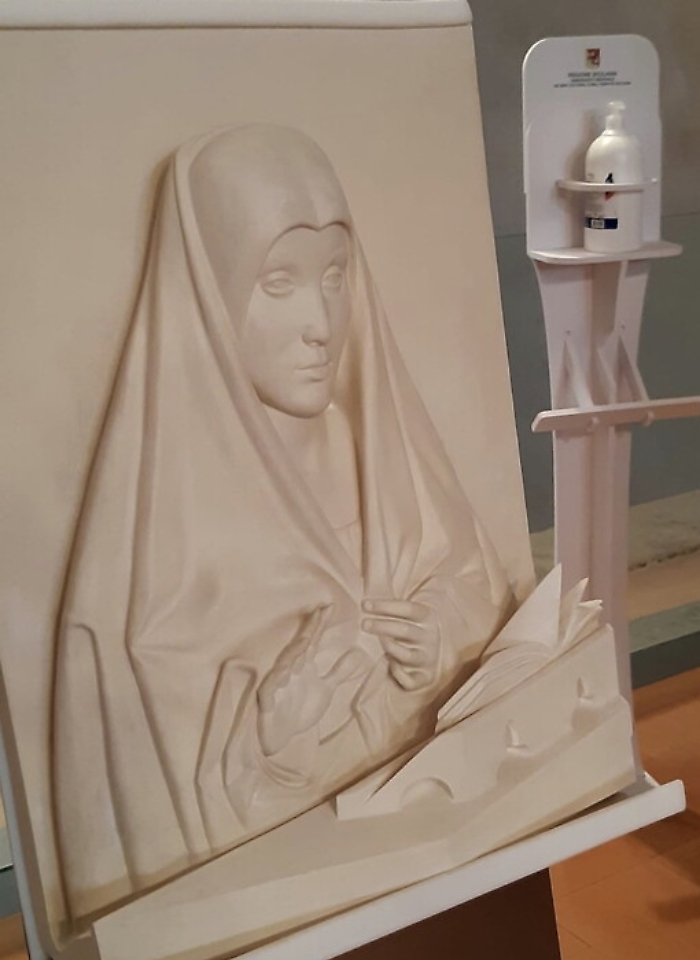 Con bassorilievo tattile l'Annunciata sarà visibile anche a non vedenti