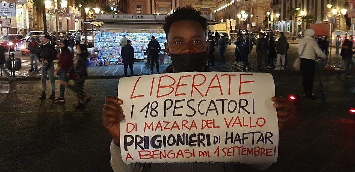 USB Sicilia: realizza una foto per per la liberazione dei 18 pescatori