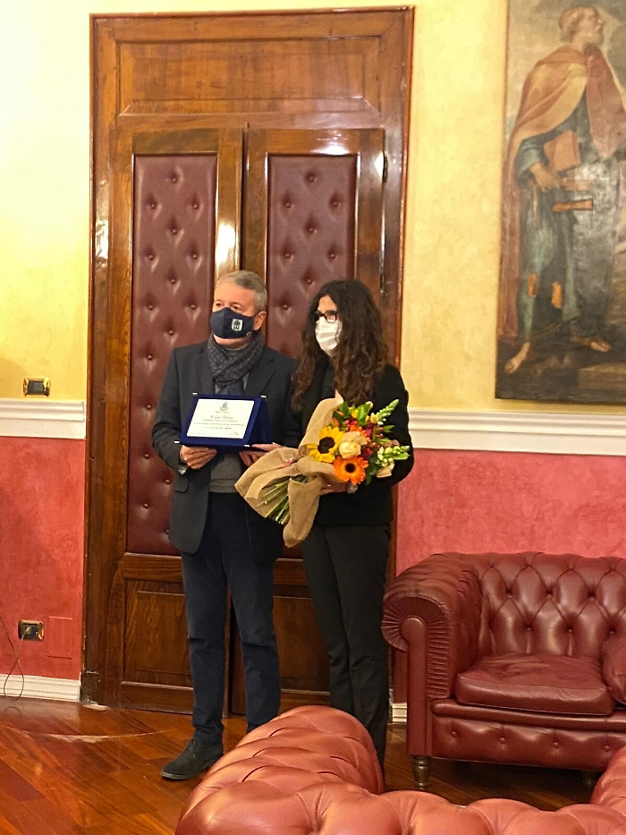 Una targa alla carriera per la giavellottista agrigentina Giusi Parolino