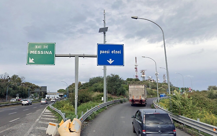Catania, sabato notte chiuso lo svincolo "Paesi Etnei"
