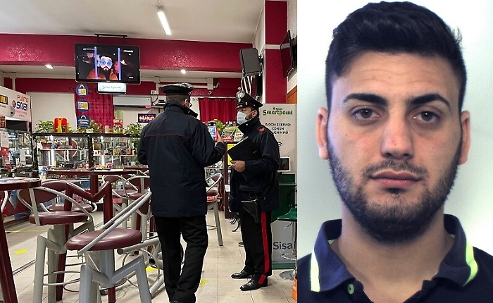 Assalto a bar-tabacchi a Macchia di Giarre: rapinatore arrestato