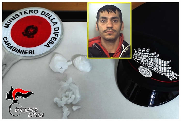 Catania, riforniva il pusher di cocaina: un arrestato a Trappeto Nord