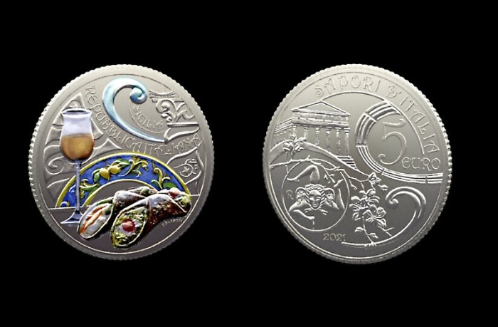 Passito, cannolo e tempio della Concordia, ecco la moneta dedicata alla Sicilia