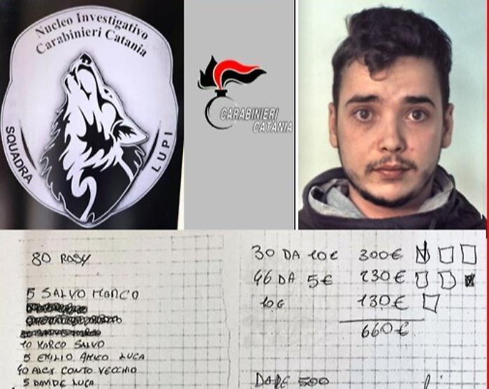 Catania, pusher "contabile" riceveva clienti ai domiciliari e finisce in carcere