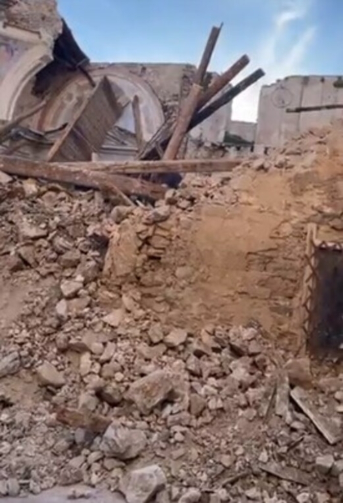 Crolla parte di chiesa nel Palermitano: era pronto progetto di restauro