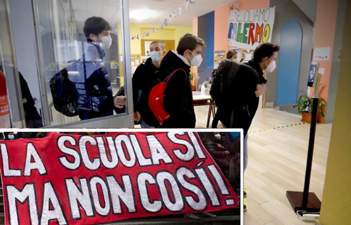 Scuola, in Sicilia è il giorno delle Superiori: ma il ritorno in classe fa anche paura