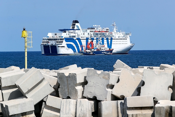 La nave Allegra in una foto d'archivio