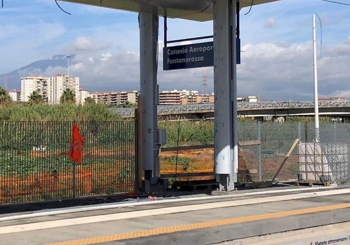 All'aeroporto di Catania in treno: ecco il viaggio inaugurale