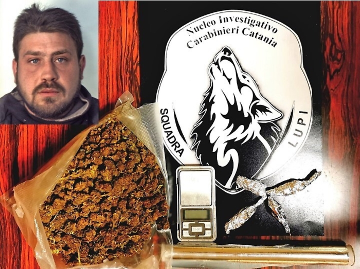 Catania, la casa trasformata in supermarket della droga: arrestato