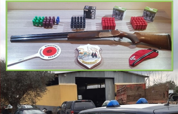 Caltagirone: nascondeva un fucile con matricola abrasa, arrestato