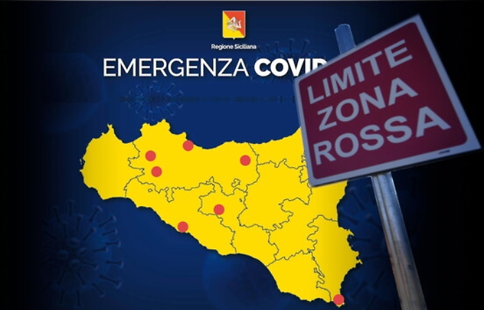 Il Covid torna a crescere anche in Sicilia e cinque Comuni diventano zona rossa
