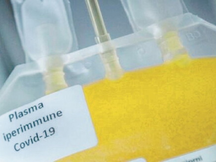 Covid, &laquo;Buoni risultati sui pazienti curati col plasma iperimmune&raquo;
