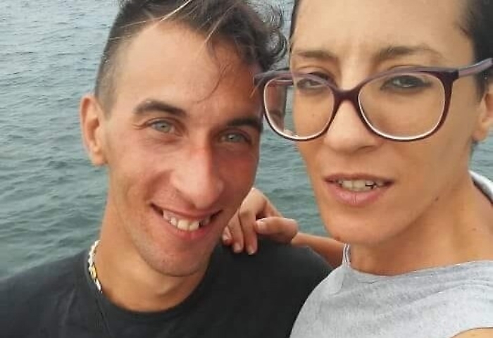 Christian Ioppolo e la vittima, Alessandra Musarra in una foto tratta da Facebook