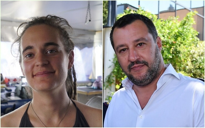 Carola Rackete: «Chi salva vite non va perseguito». Ma Salvini: «Vergogna»