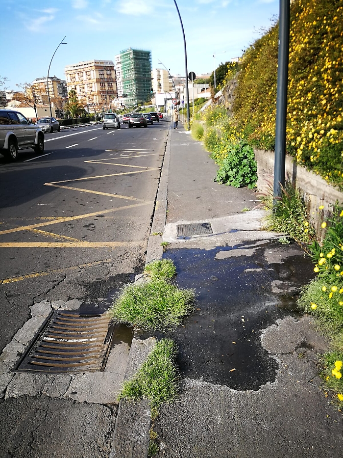 Catania: perdita fognaria