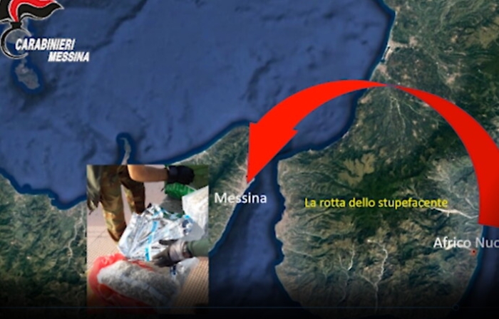Messina, i carichi di droga arrivavano con la 'ndrangheta: 19 arresti