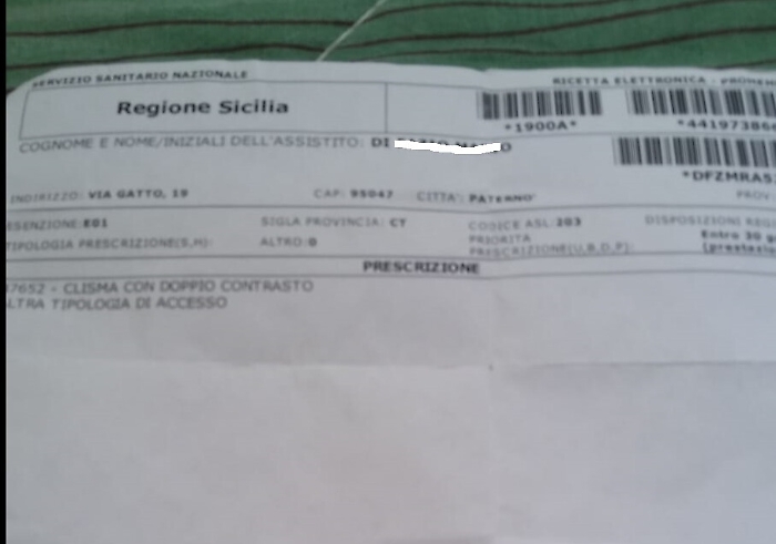 Numero verde CUP:  "Sono in attesa di essere contattato dal 7-01-2020"