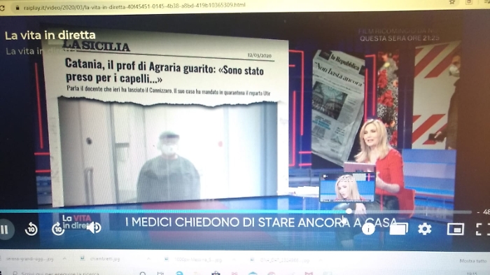 Coronavirus, caso prof di Agraria alla Vita in diretta con laSicilia.it