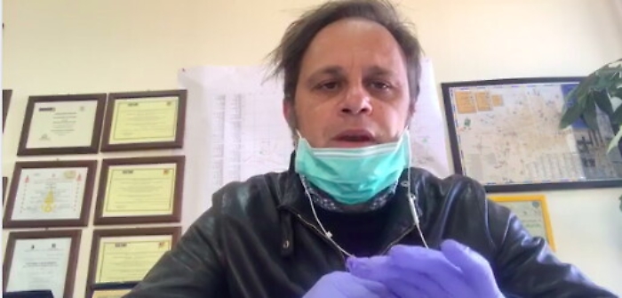 Il sindaco di Niscemi Massimiliano Conti