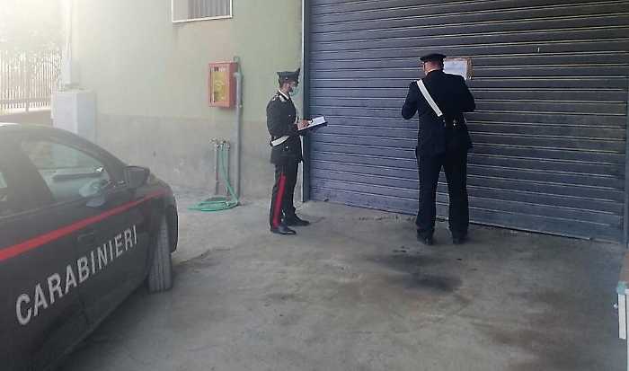 Palagonia, sequestrata una officina abusiva