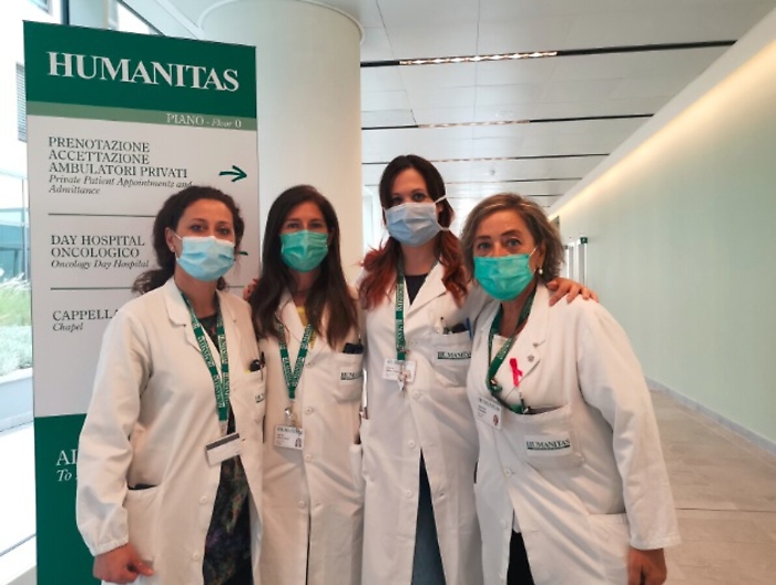 Nella foto, da sinistra: Dott.sse Irene Cannata, Maria Gloria Marino, Debora Fichera, Giuseppina Trombetta