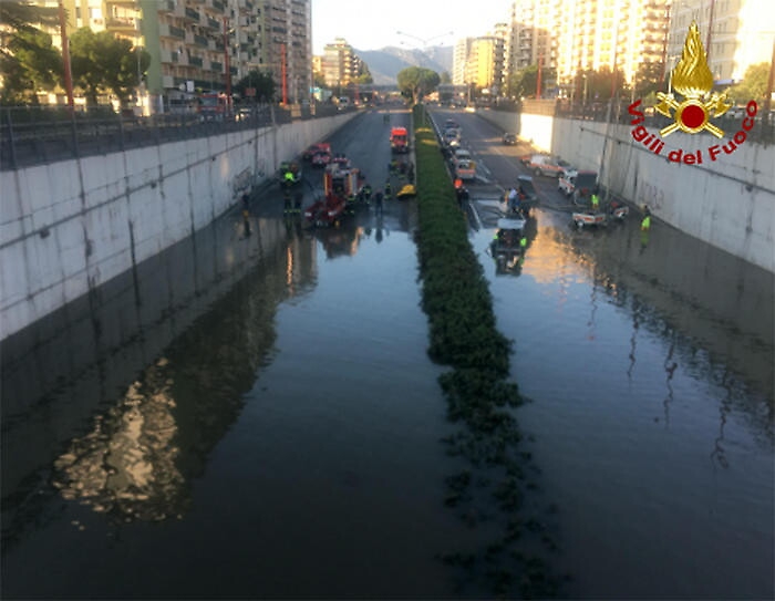 Bomba d'acqua Palermo, Borrelli: &laquo;Non era un evento prevedibile&raquo;