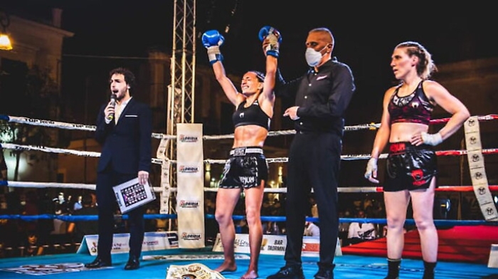 Kick boxing, la licatese Gloria Peritore sul tetto del mondo