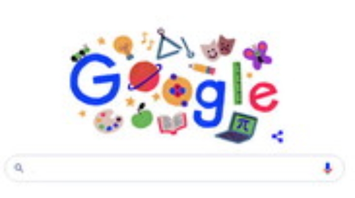 Il doodle di Google dedicato alla Giornata mondiale degli Insegnanti