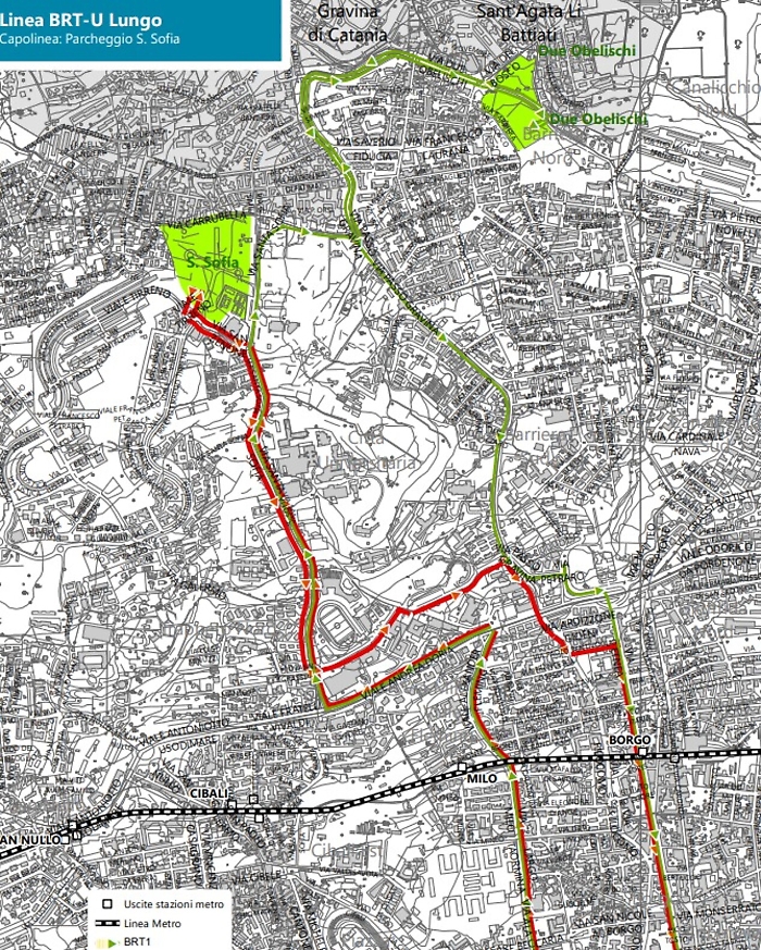 Catania, nuova linea Brt per utenti Cittadella Universitaria e Policlinico