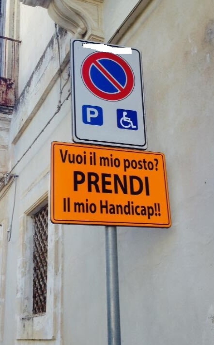 Catania: rimossa segnaletica stallo disabili  zona Borgo