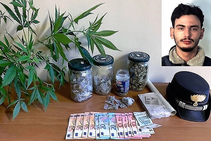 Catania, spacciava a Picanello: in casa aveva 250 grammi di marijuana