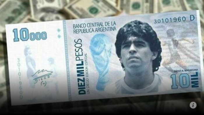 Maradona, i tifosi vogliono una banconota dedicata al Pibe de Oro