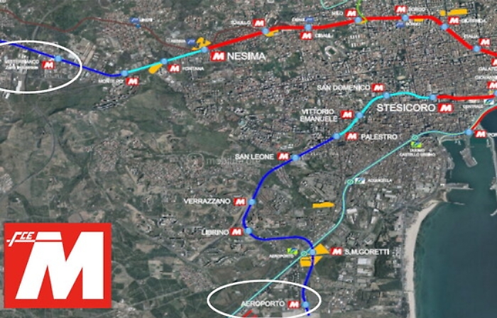 Lo sviluppo della Metropolitana di Catania, entro il 2025 da Misterbianco sino all'aeroporto