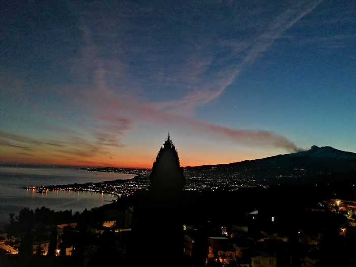 L'Etna vista da Taormina