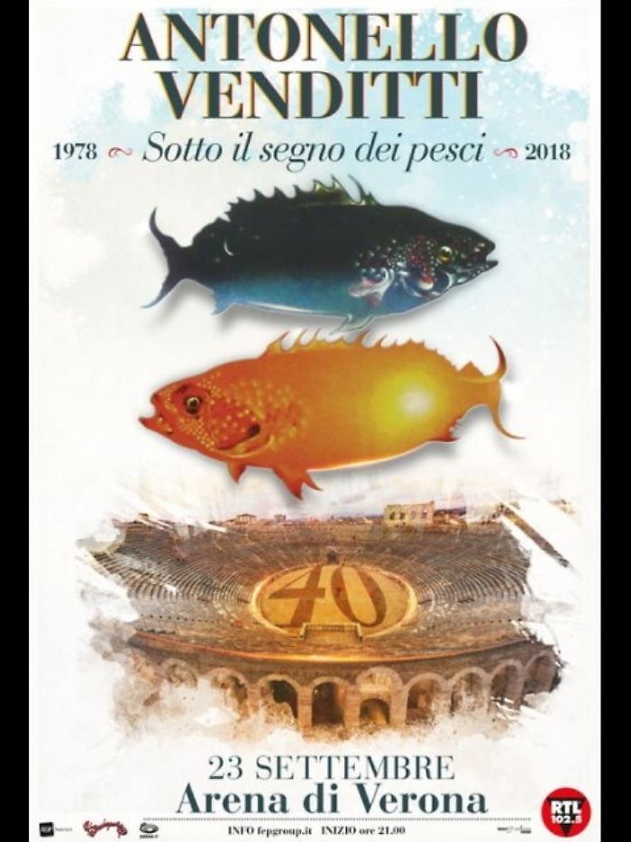 Venditti, 40 anni Sotto segno dei pesci