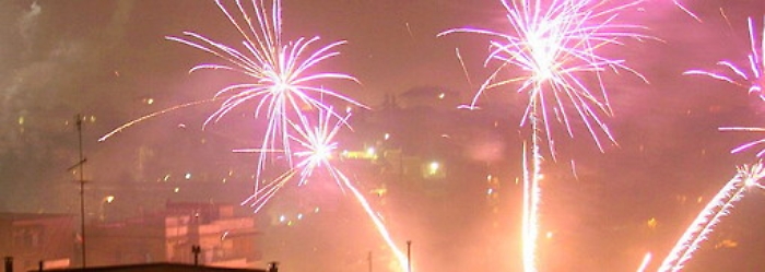 Quei fuochi d’artificio inopportuni la sera di San Giuseppe
