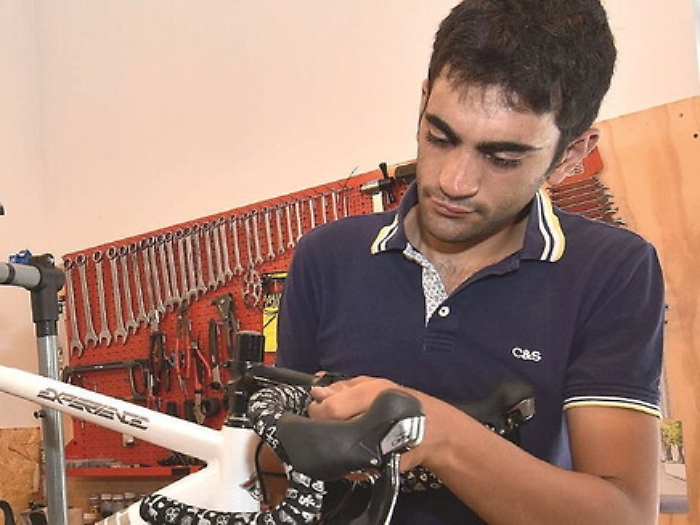 Marco, l&rsquo;amico di bici e ciclisti che rimette in sesto le due ruote