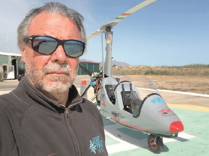 Franco Italiano, da Santa Venerina la sfida di un nuovo Icaro sull’Etna