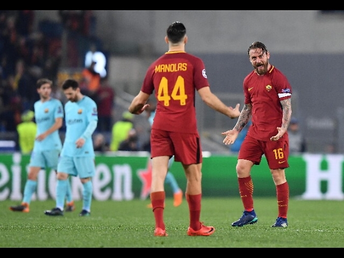 3-0 al Barcellona, Roma nella storia