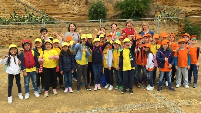 Due classi dell'Ic Esseneto al Giardino dell'orto botanico